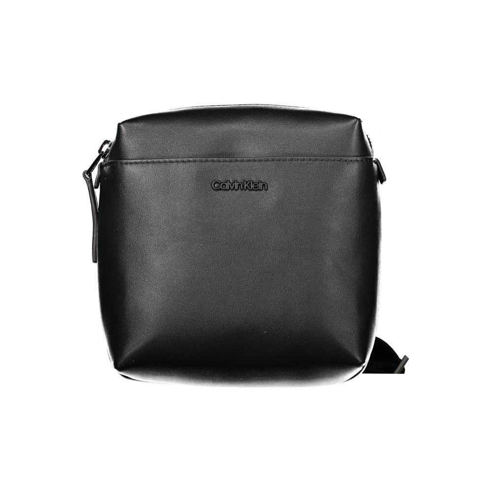 Calvin Klein Črna polietilenska moška torba za ramo