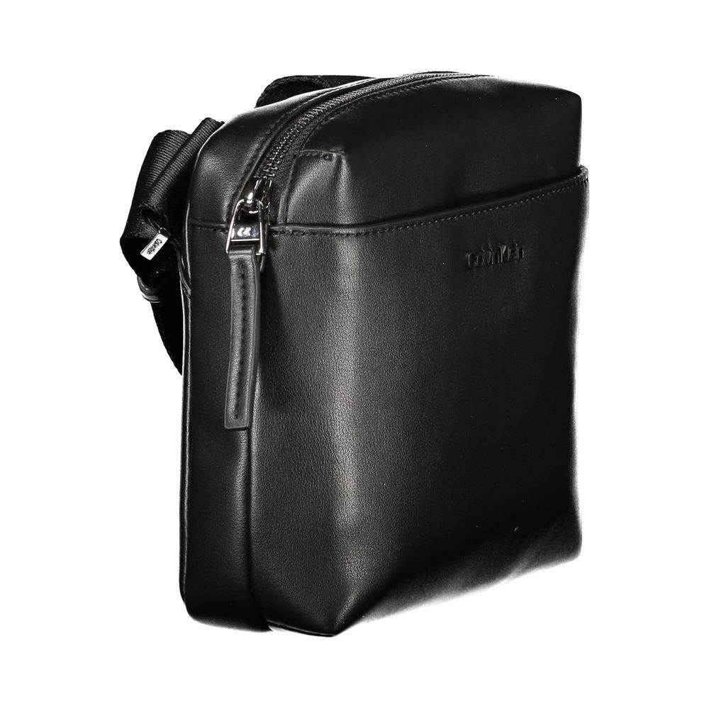 Calvin Klein Črna polietilenska moška torba za ramo