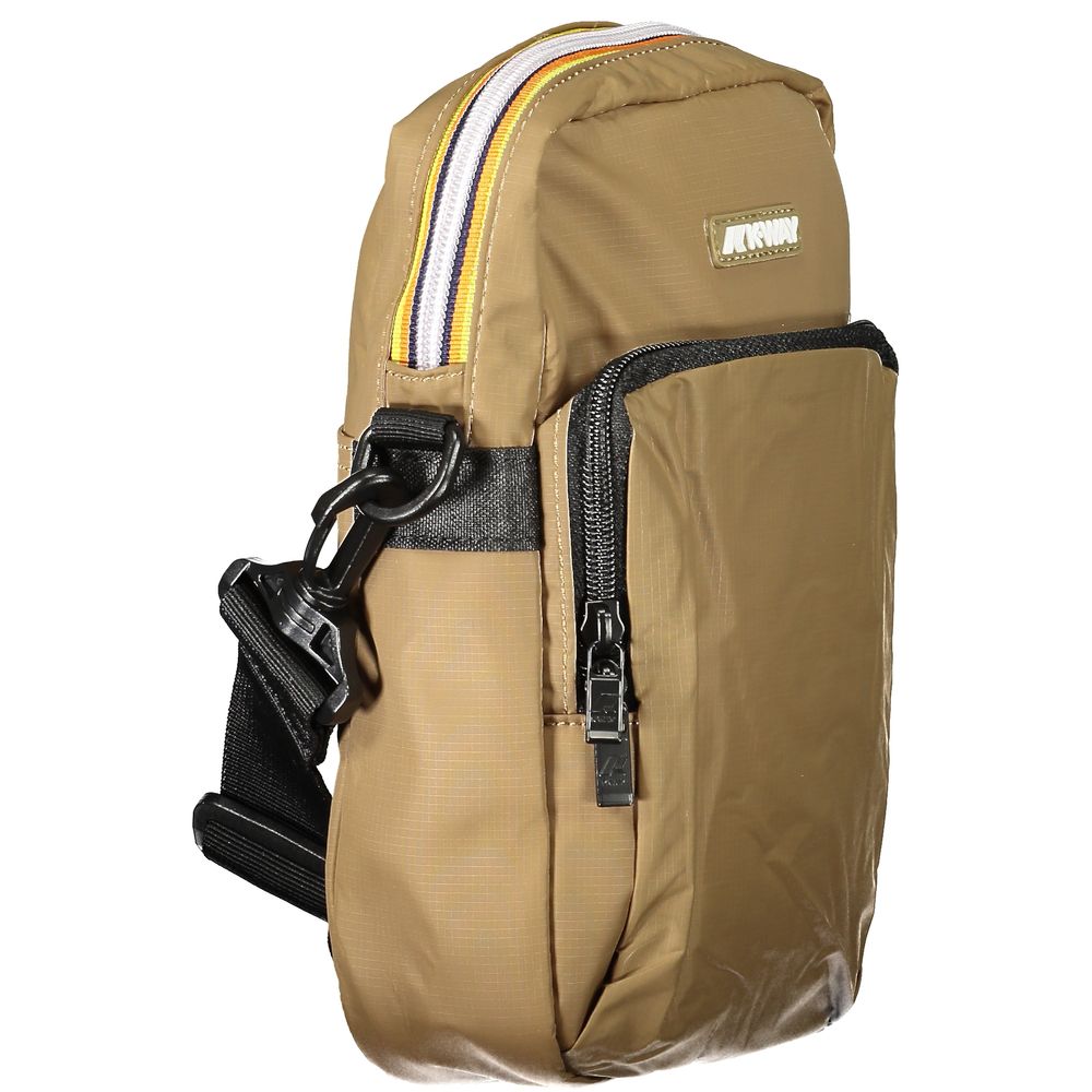 K-WAY Brown Polyamide Shoulder Bag