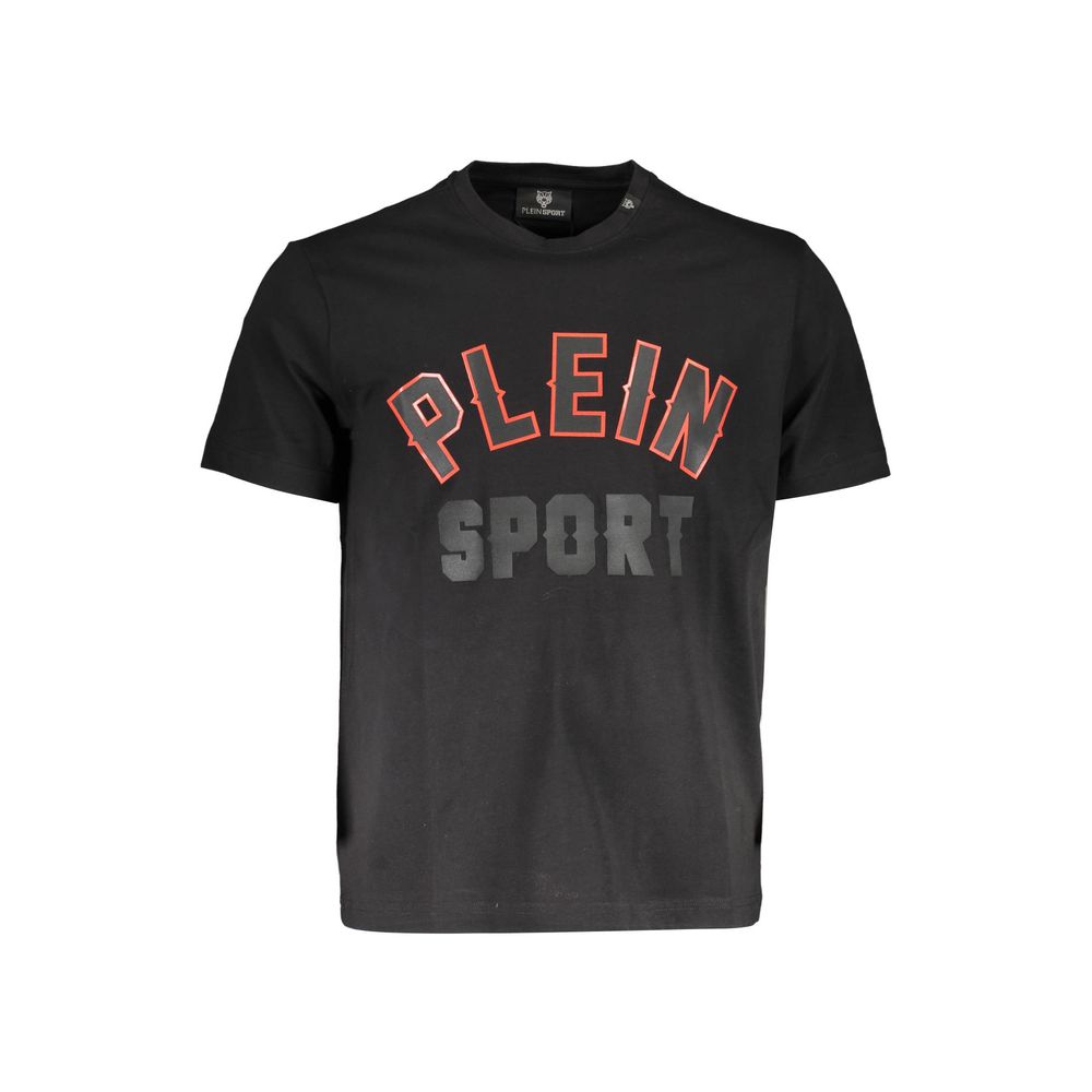 Plein Sport Črna bombažna majica