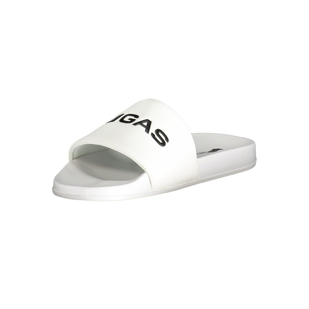 Gas White Polyester Men Sandal