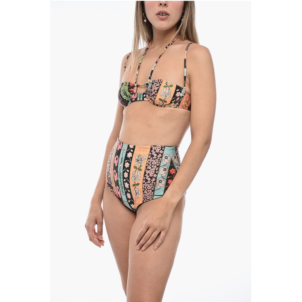 Agua by Agua Bendita High-Waisted SOYA GERANIO Bikini Set with Bralette