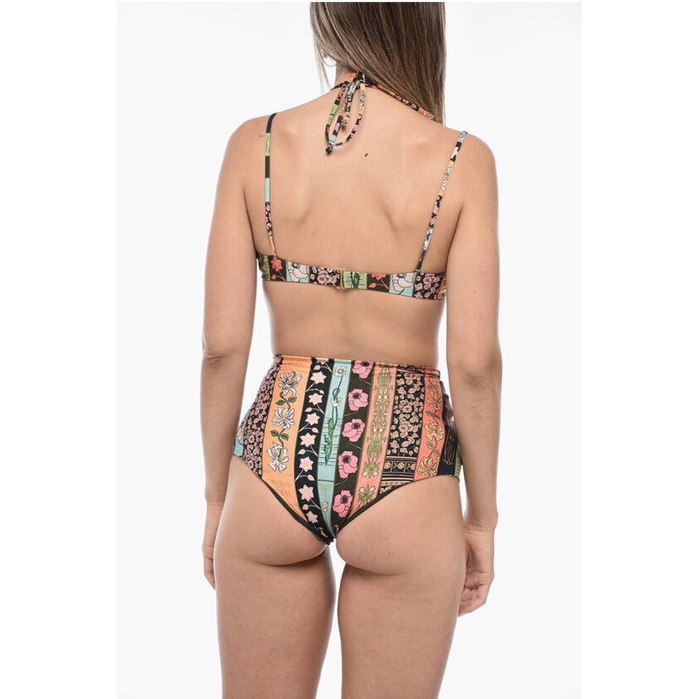 Agua by Agua Bendita High-Waisted SOYA GERANIO Bikini Set with Bralette