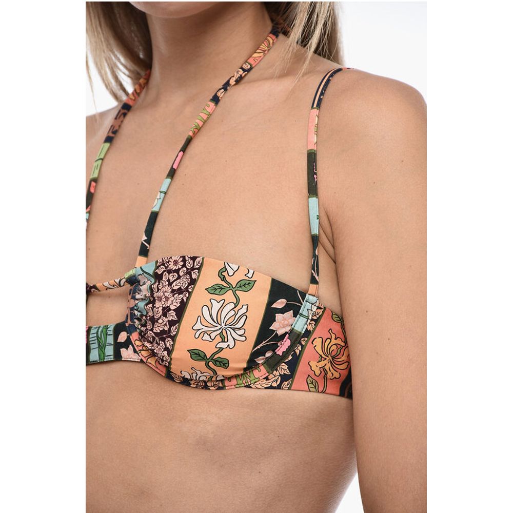Agua by Agua Bendita High-Waisted SOYA GERANIO Bikini Set with Bralette