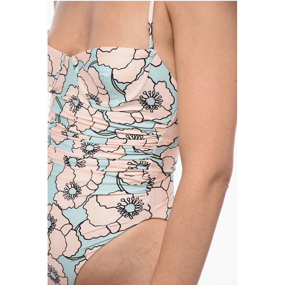 Agua by Agua Bendita Gathered RABANO One-Piece Swimsuit