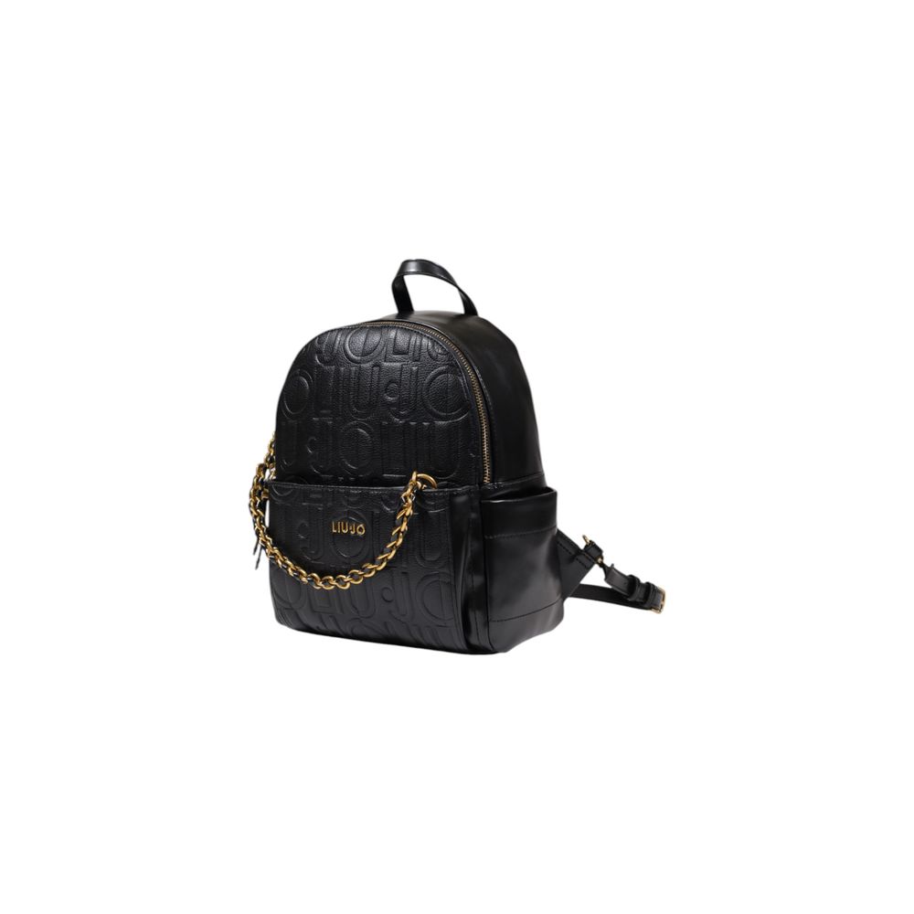 Liu Jo Black Polyethylene Backpack
