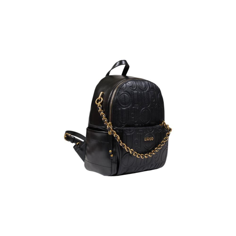 Liu Jo Black Polyethylene Backpack