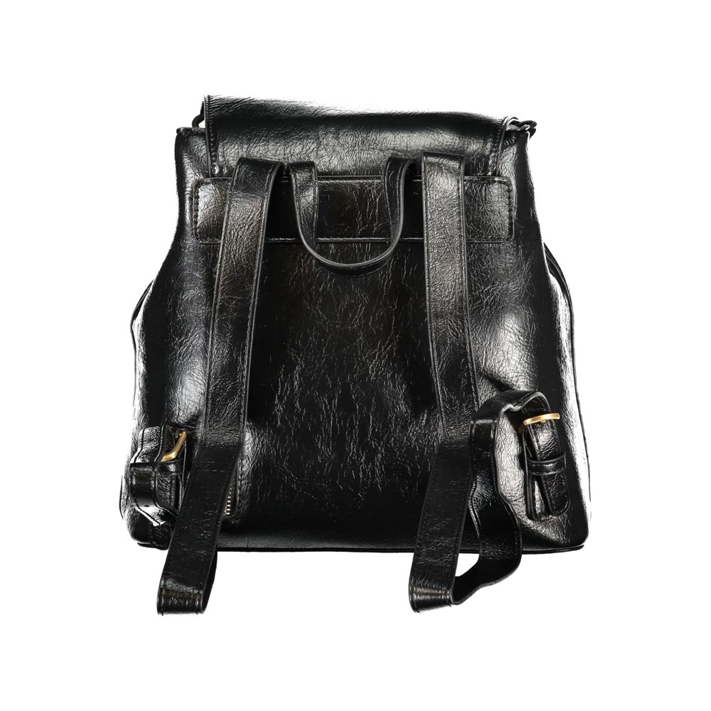 Mario Valentino Black Polyethylene Women Backpack