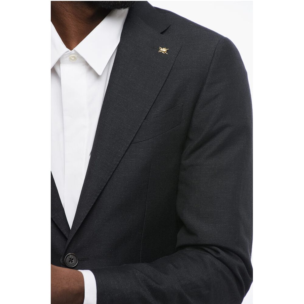 Corneliani CC COLLECTION Flax Blend RETAILORED Suit