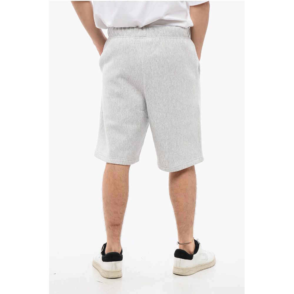 Champion Solid Color Sweat Shorts with Drawstring Waist