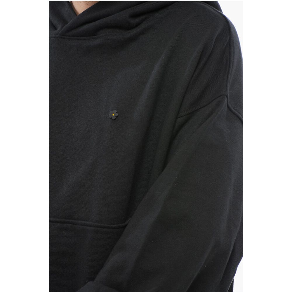 A Paper Kid Washed Effect Hoodie With Patch Pocket