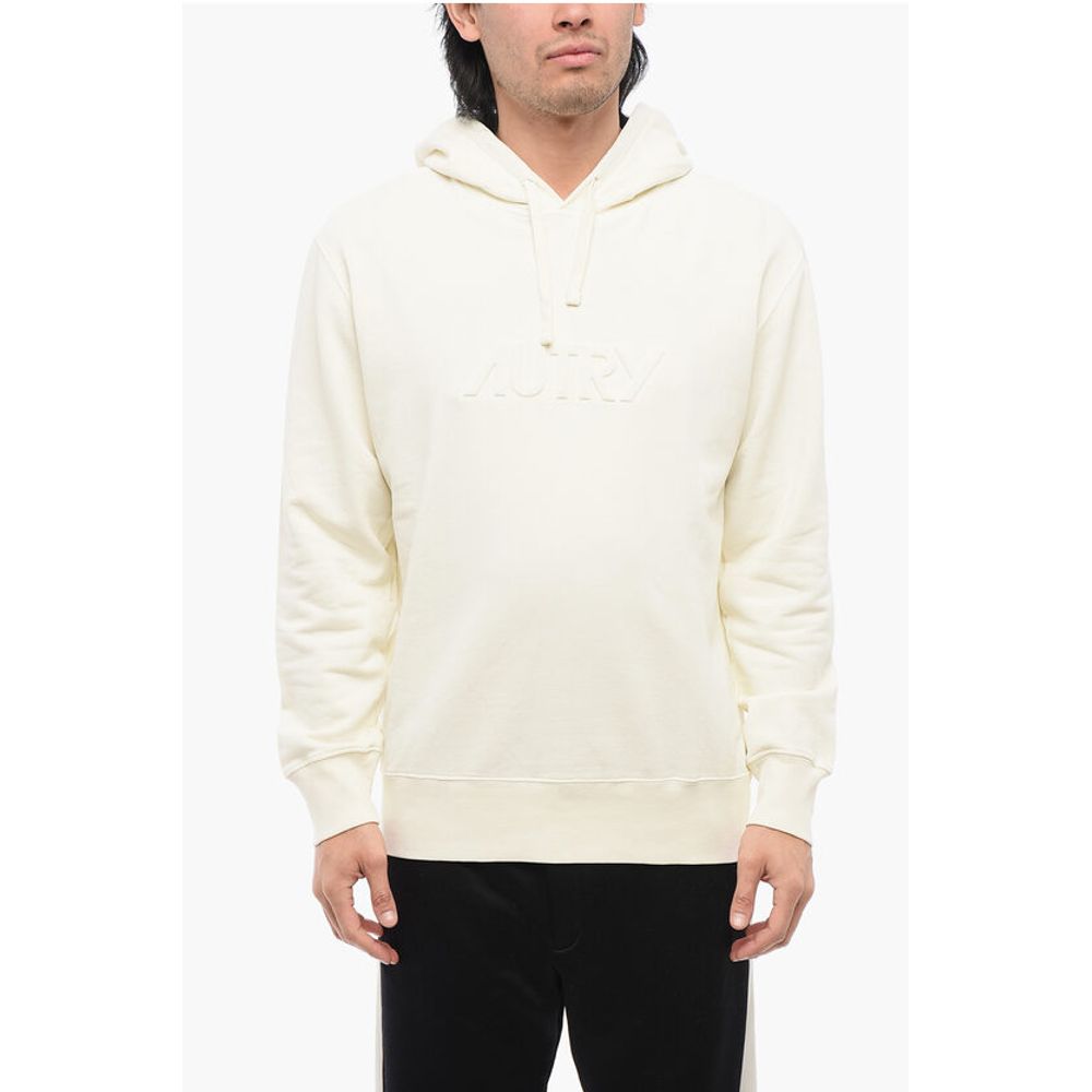 Autry Cotton Hoodie with Embossed Logo