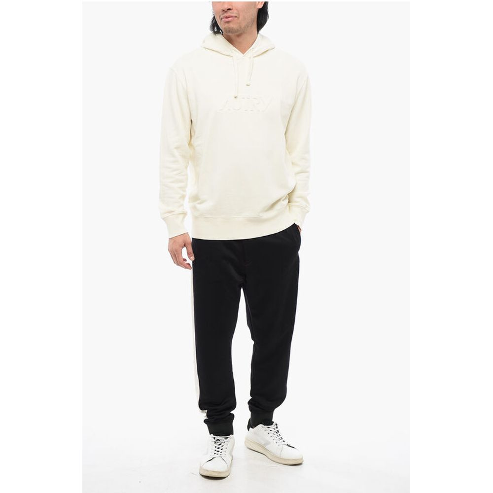 Autry Cotton Hoodie with Embossed Logo