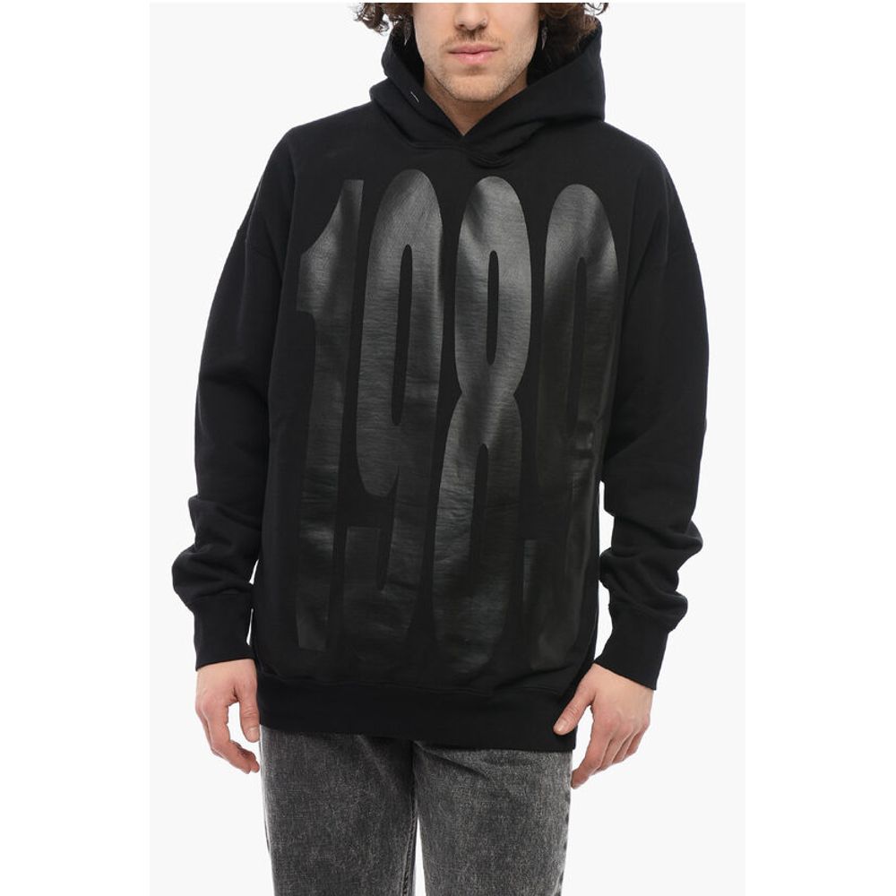 1989 Studio Cotton Hoodie with Printed Maxi Logo