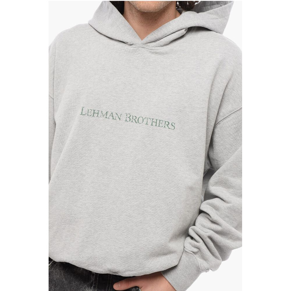 1989 Studio Cotton LEHMAN BROTHERS Hoodie with 2-Pockets
