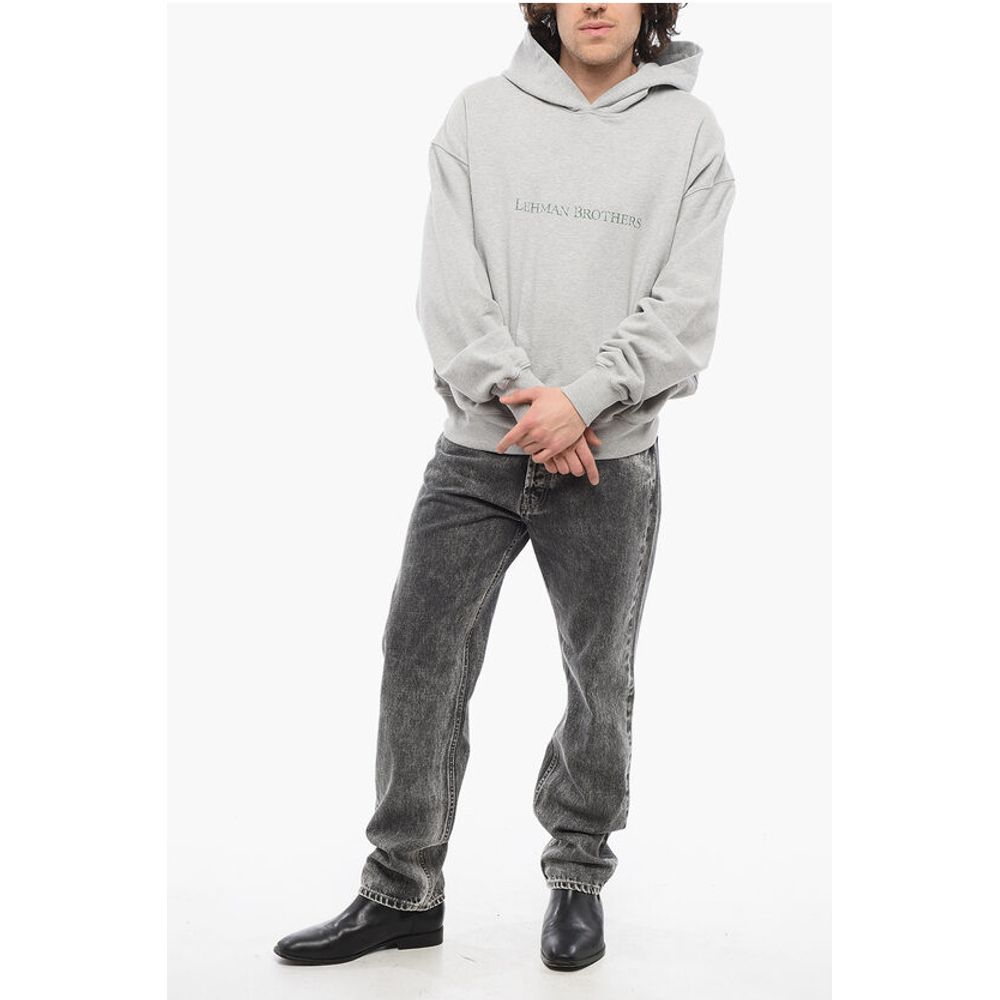 1989 Studio Cotton LEHMAN BROTHERS Hoodie with 2-Pockets