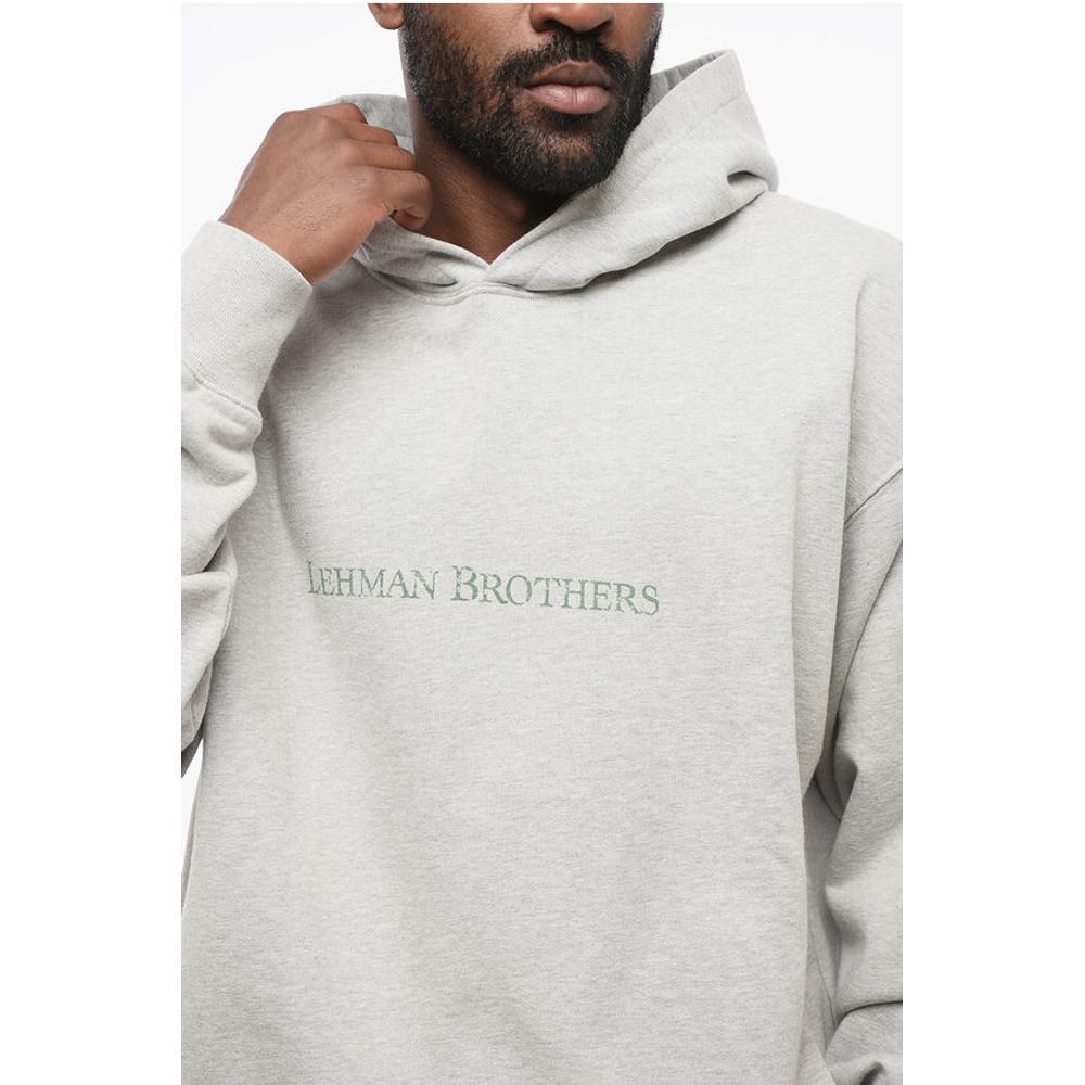 1989 Studio Cotton LEHMAN BROTHERS Hoodie with 2-Pockets