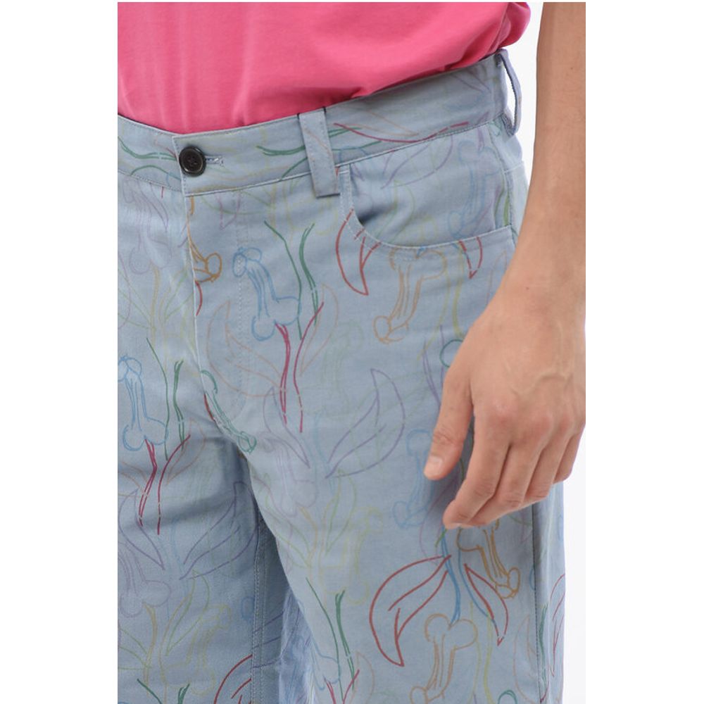 Viktor & Rolf 5-Pocketed Printed Cotton Shorts