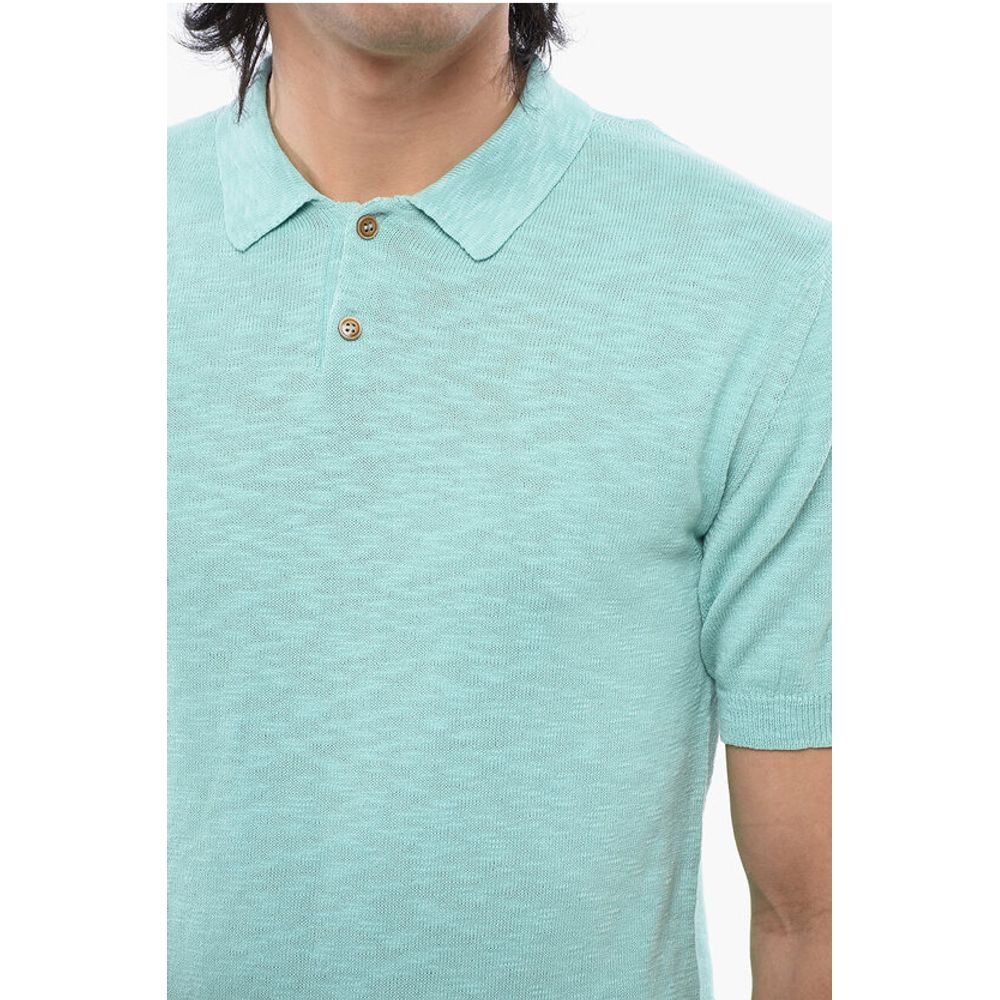 Altea Melange Cotton Knit Polo