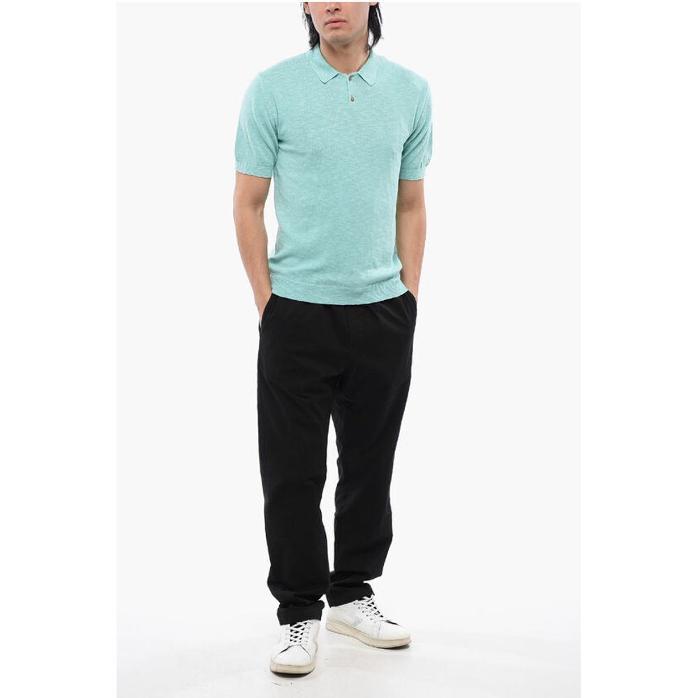 Altea Melange Cotton Knit Polo