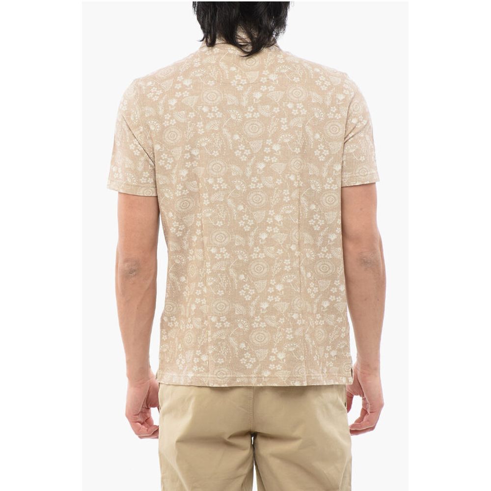 Altea Floral Motif Short Sleeved Polo