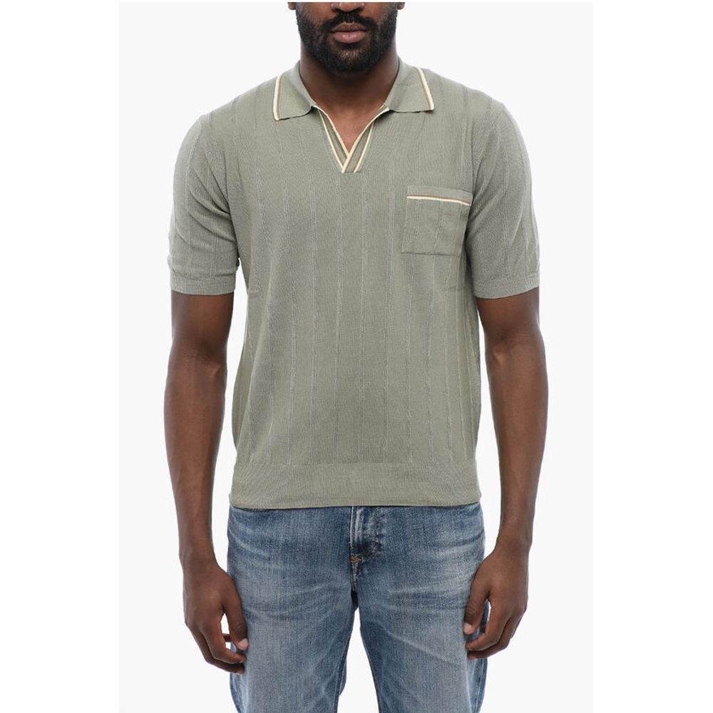Altea Ribbed Knit Polo