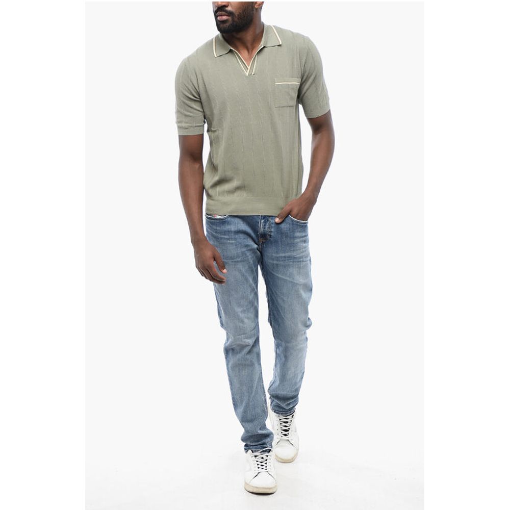 Altea Ribbed Knit Polo
