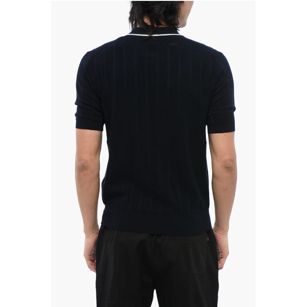 Altea Cotton Short Sleeved Polo With Contrasting Edges