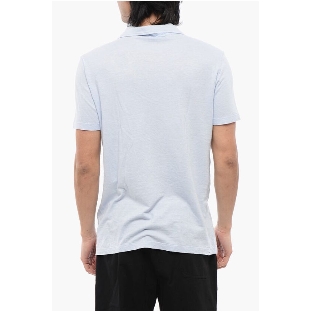 Altea Linen Blend Polo With Breast Pocket
