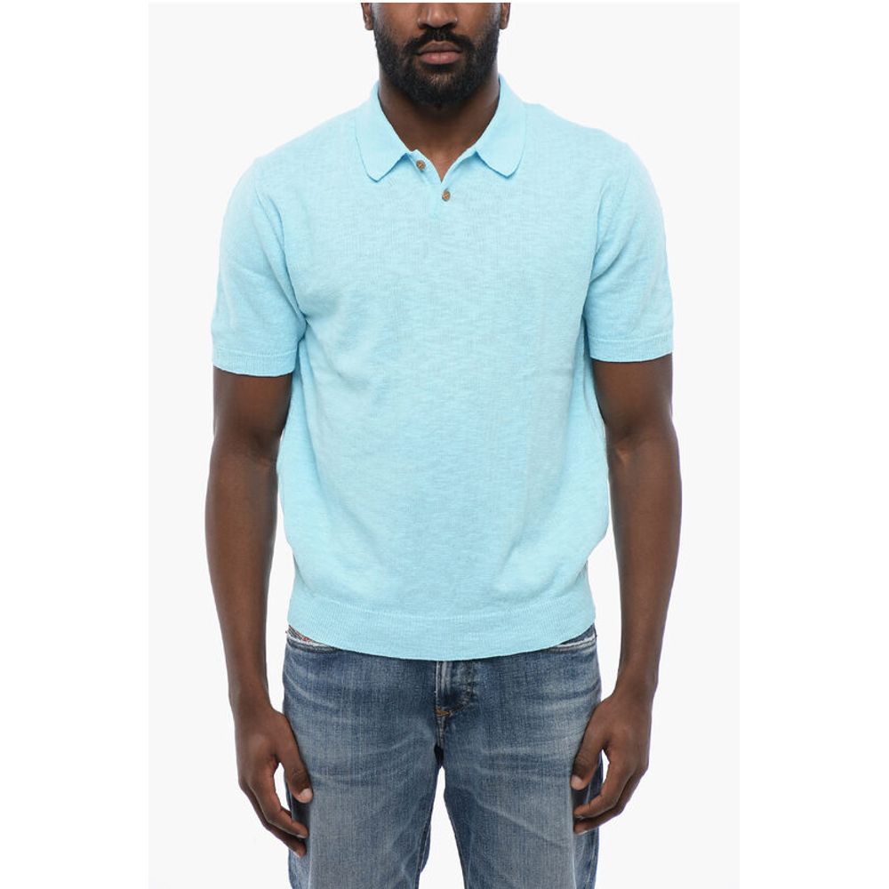 Altea Melange Cotton Knit Polo