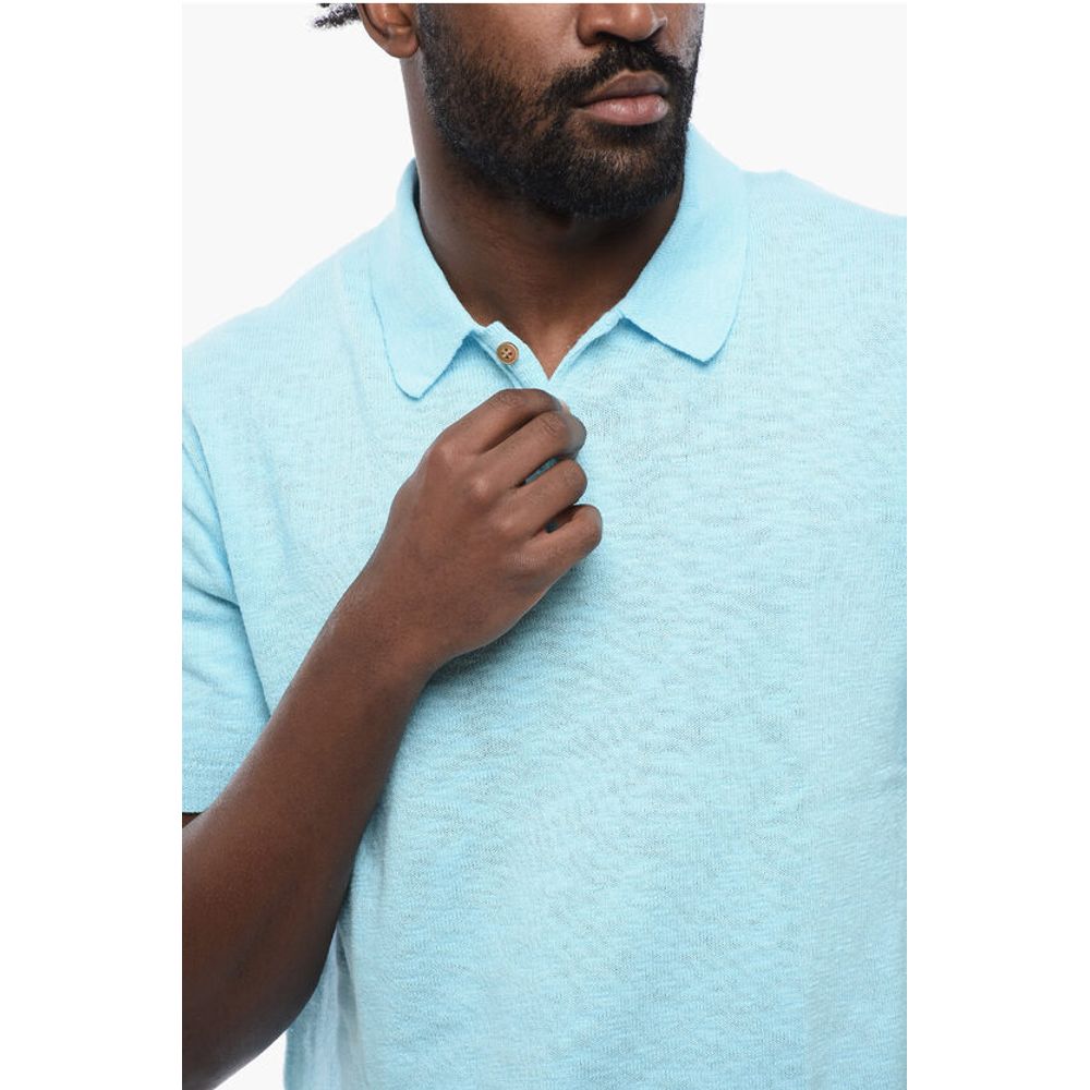 Altea Melange Cotton Knit Polo