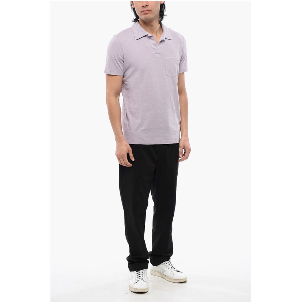 Altea Linen Blend Polo With Breast Pocket