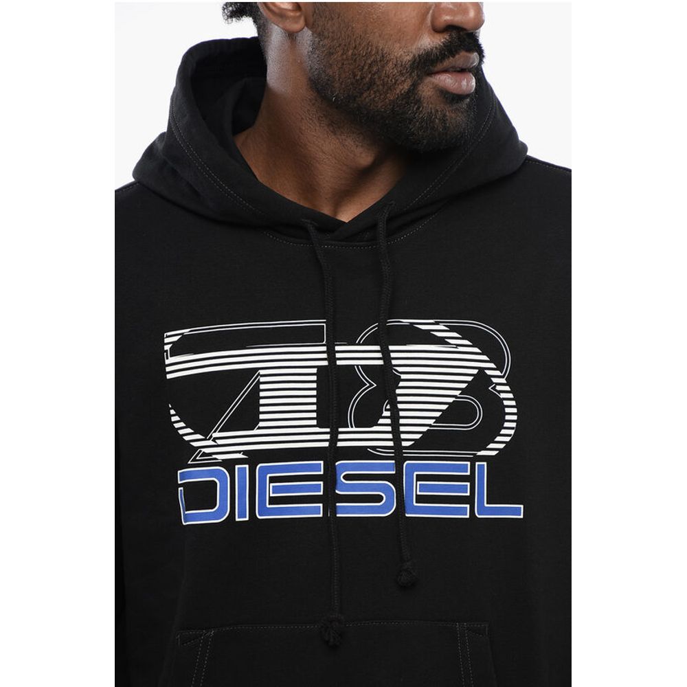 Diesel Printed Cotton S-GINN-HOOD-K40 Hoodie