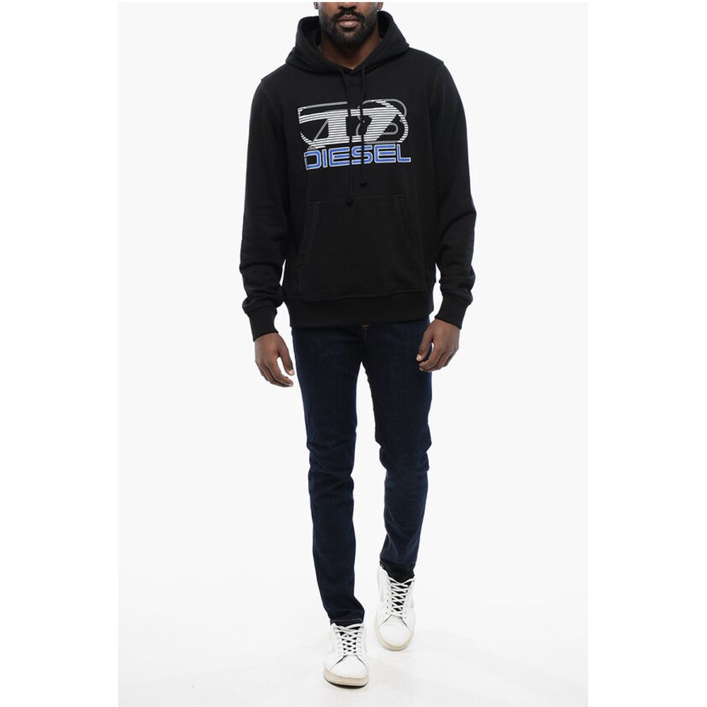 Diesel Printed Cotton S-GINN-HOOD-K40 Hoodie