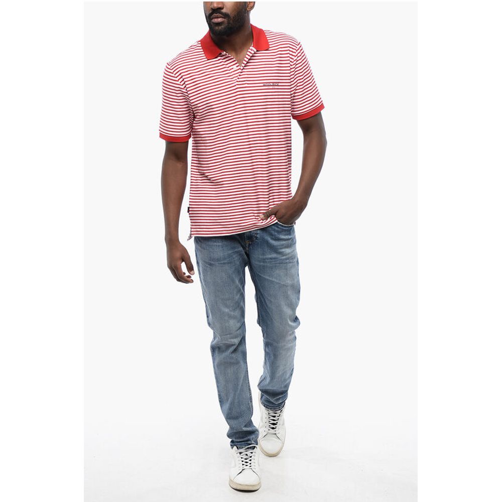 Woolrich Striped Short Sleeved Polo