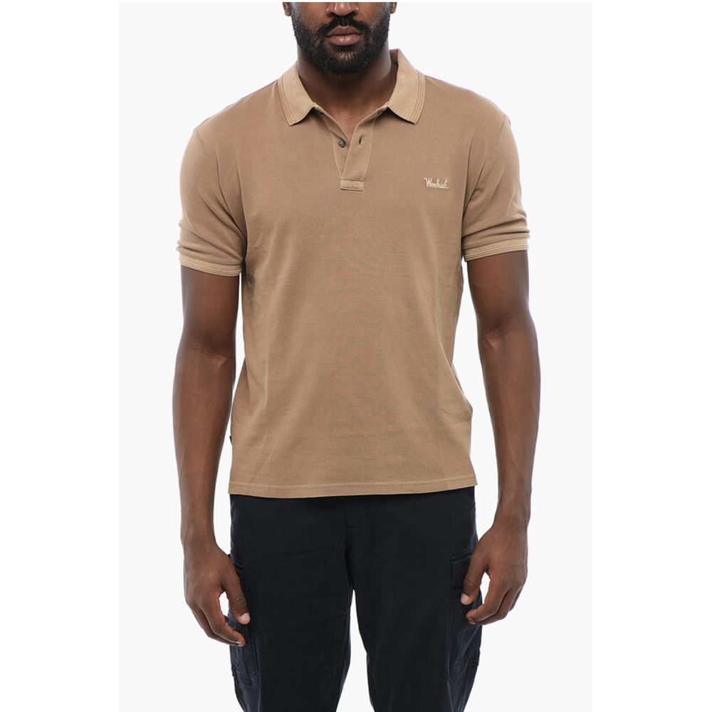 Woolrich Ton-sur-ton Embroidered Mackinack Polo