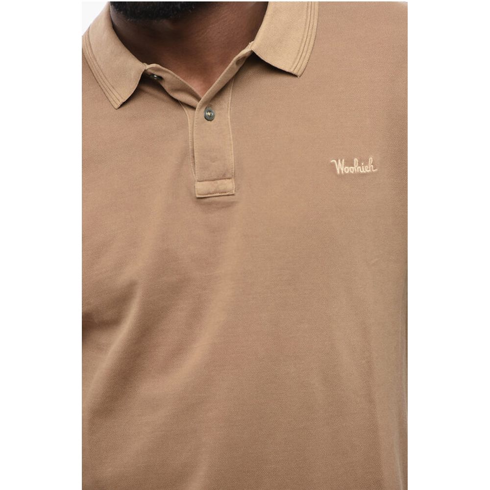 Woolrich Ton-sur-ton Embroidered Mackinack Polo