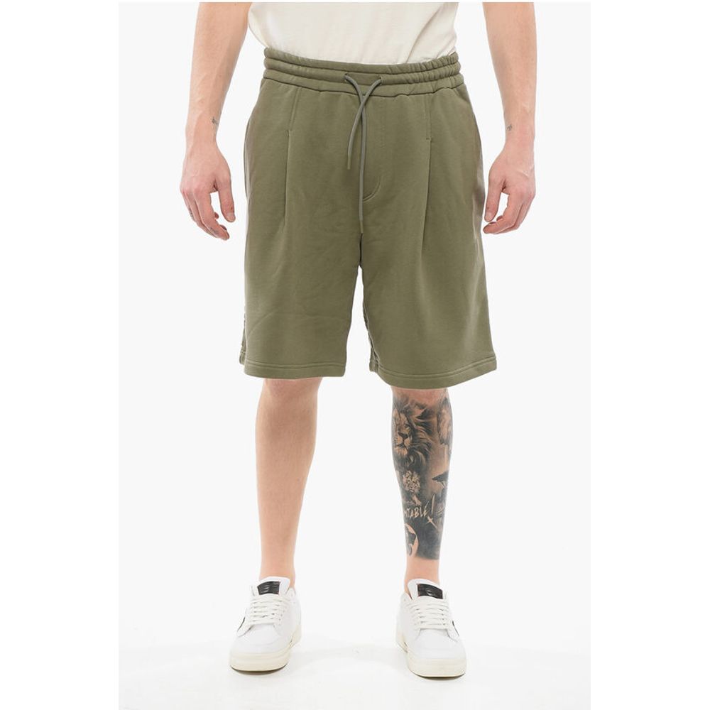 Armani EMPORIO Cotton Jersey Shorts with Elastic Waistband