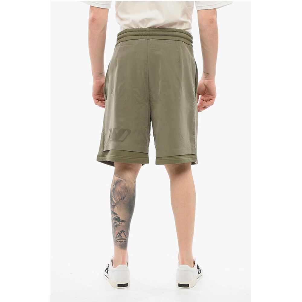 Armani EMPORIO Cotton Jersey Shorts with Elastic Waistband