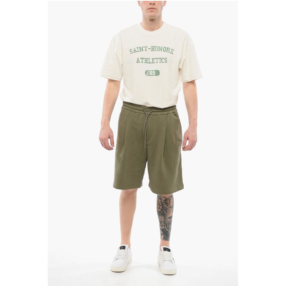 Armani EMPORIO Cotton Jersey Shorts with Elastic Waistband