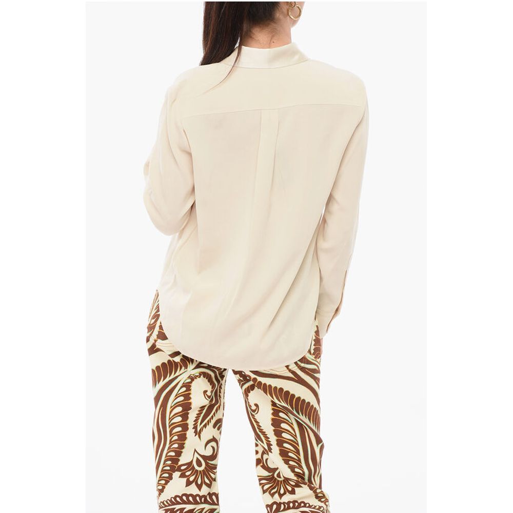 Rag&Bone PHILLIPA Blouse with Button-wodn Collar