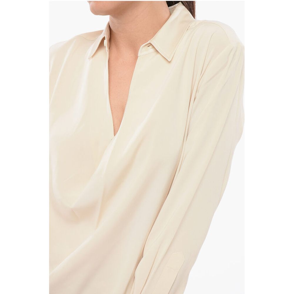 Rag&Bone PHILLIPA Blouse with Button-wodn Collar