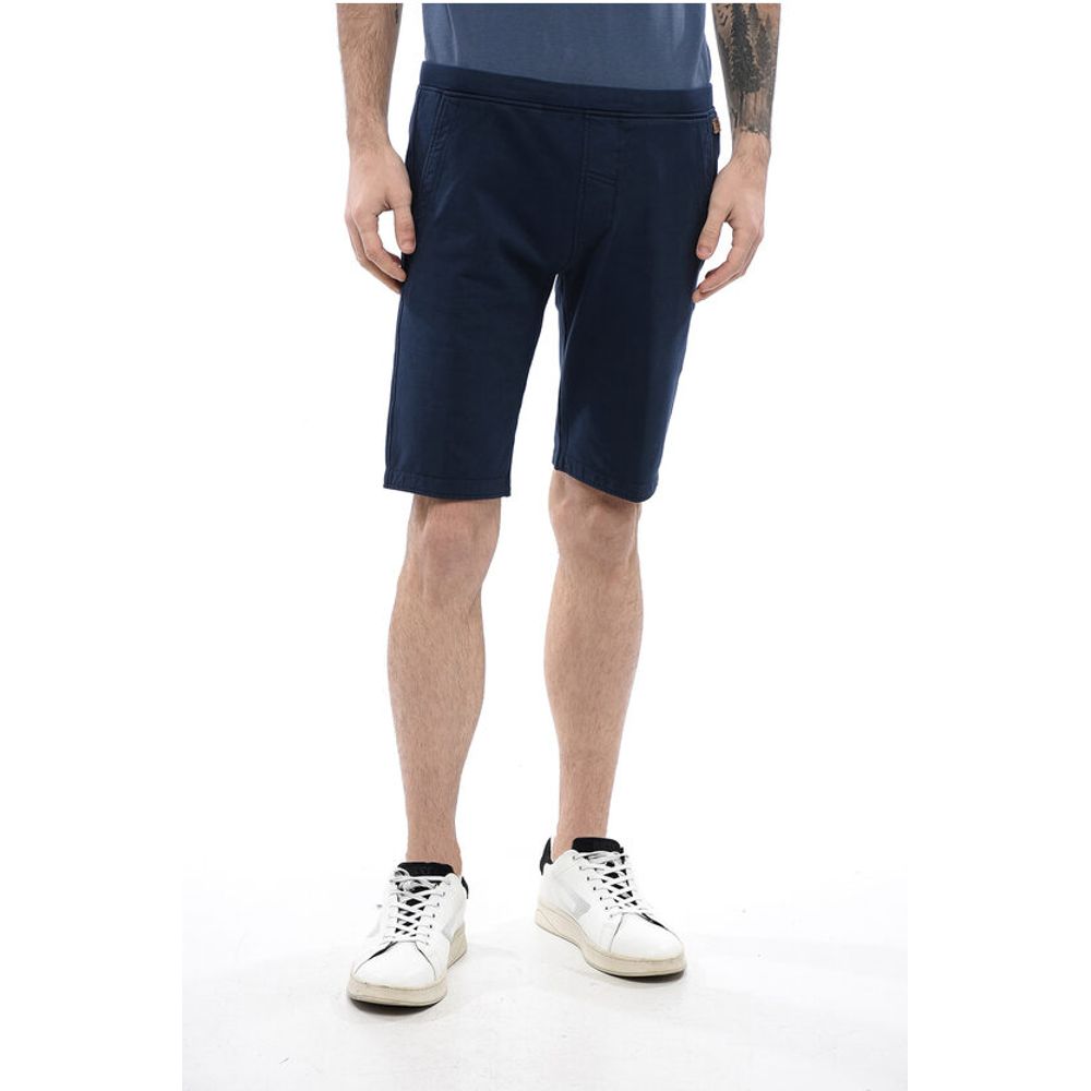 Corneliani ID Brushed Cotton Skinny Shorts