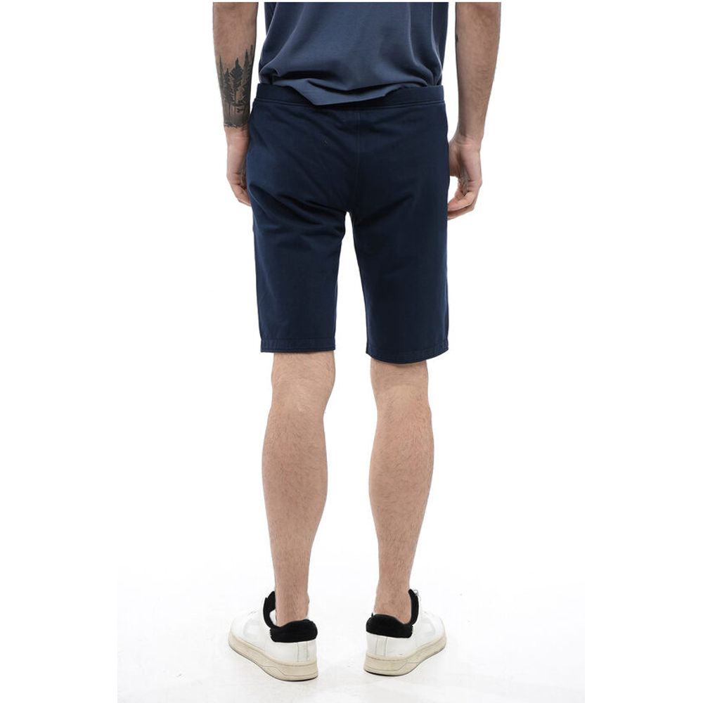 Corneliani ID Brushed Cotton Skinny Shorts