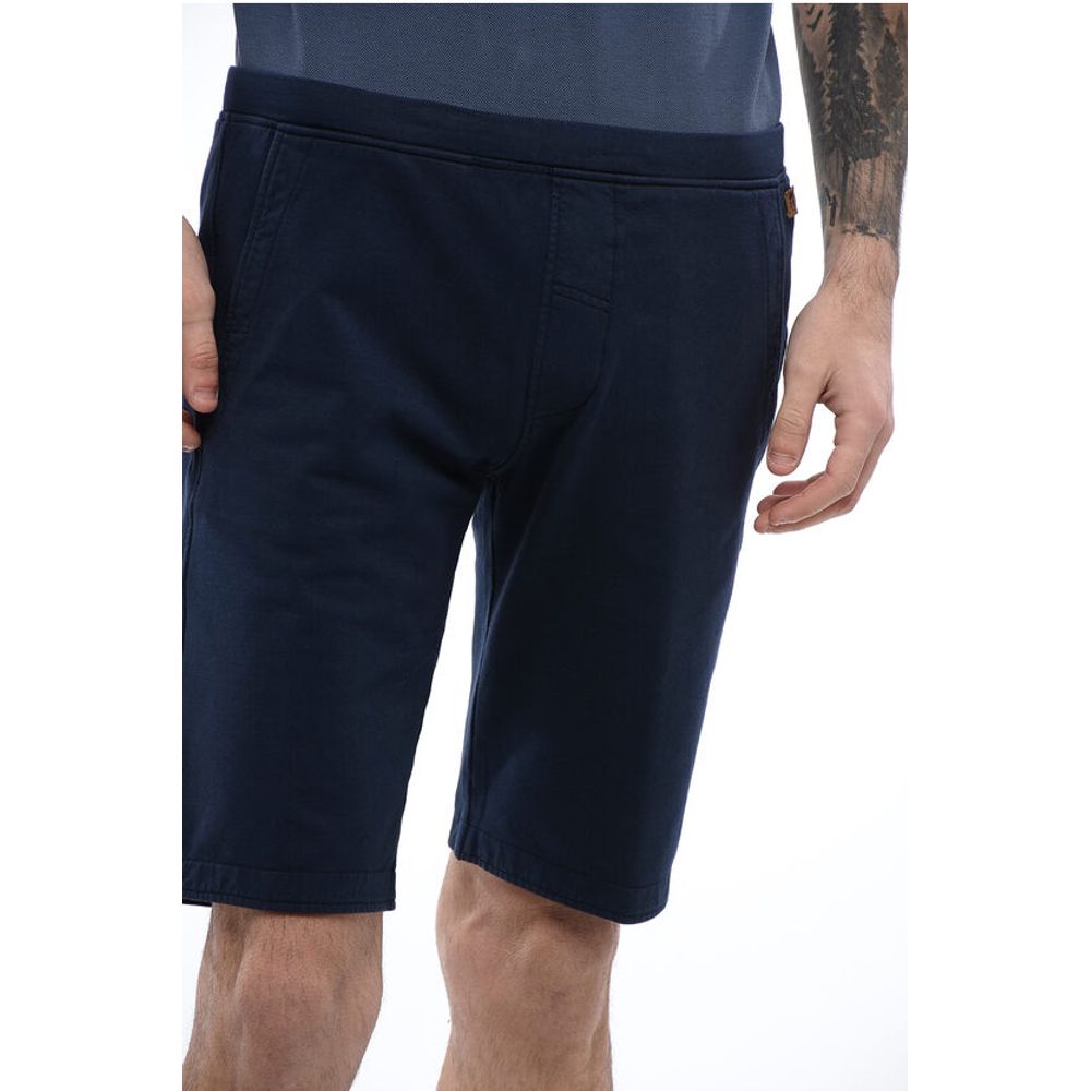 Corneliani ID Brushed Cotton Skinny Shorts