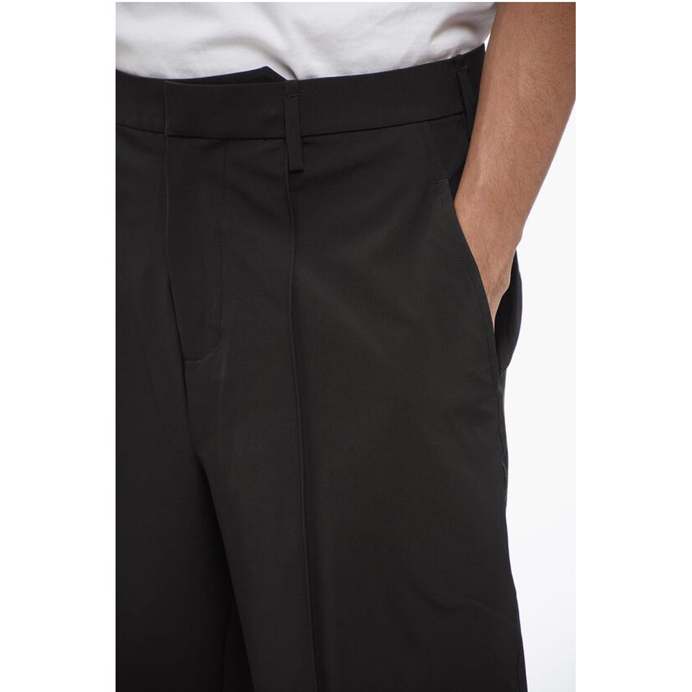 Neil Barrett Multipocketed Straight Leg Stretch Nylon Shorts