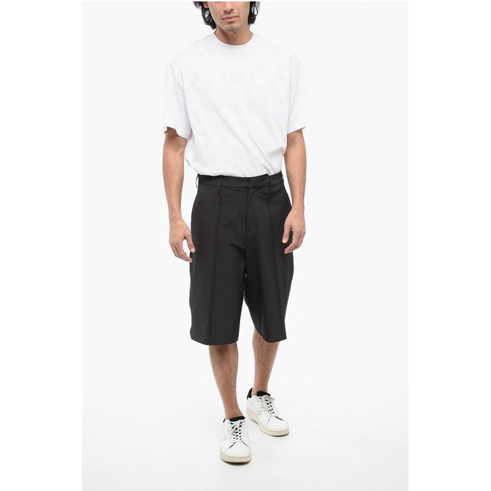 Neil Barrett Multipocketed Straight Leg Stretch Nylon Shorts