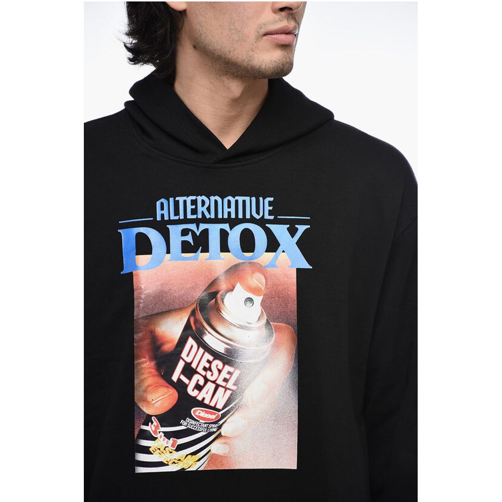 Diesel Hoodie S-MACSOUT Sweatshirt with Print