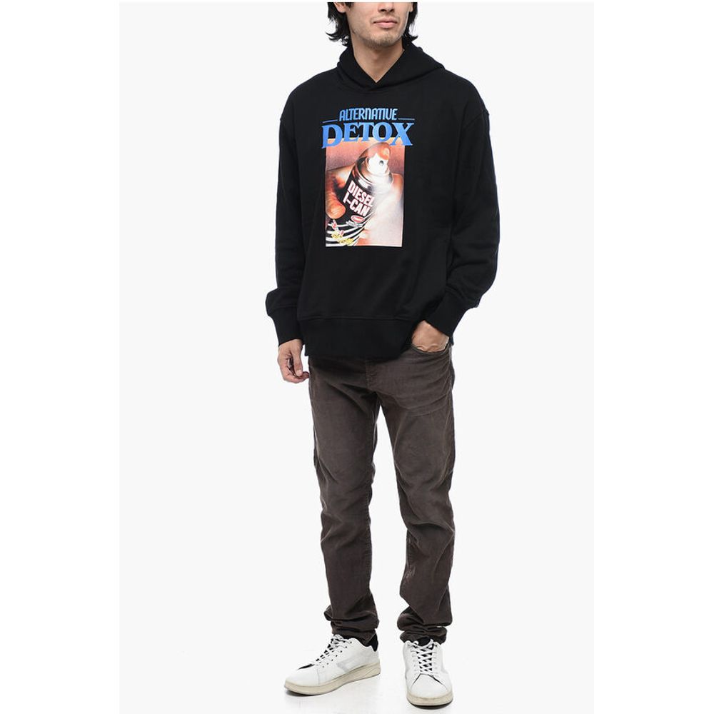 Diesel Hoodie S-MACSOUT Sweatshirt with Print