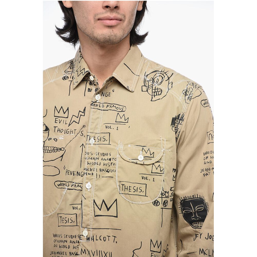 Junya Watanabe Oversized Shirt with Graphic Print